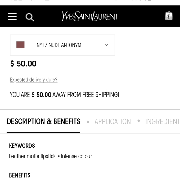 YSL NEW NWOT Rouge Pur Couture The Slim Matte Lipstick - Picture 8 of 8